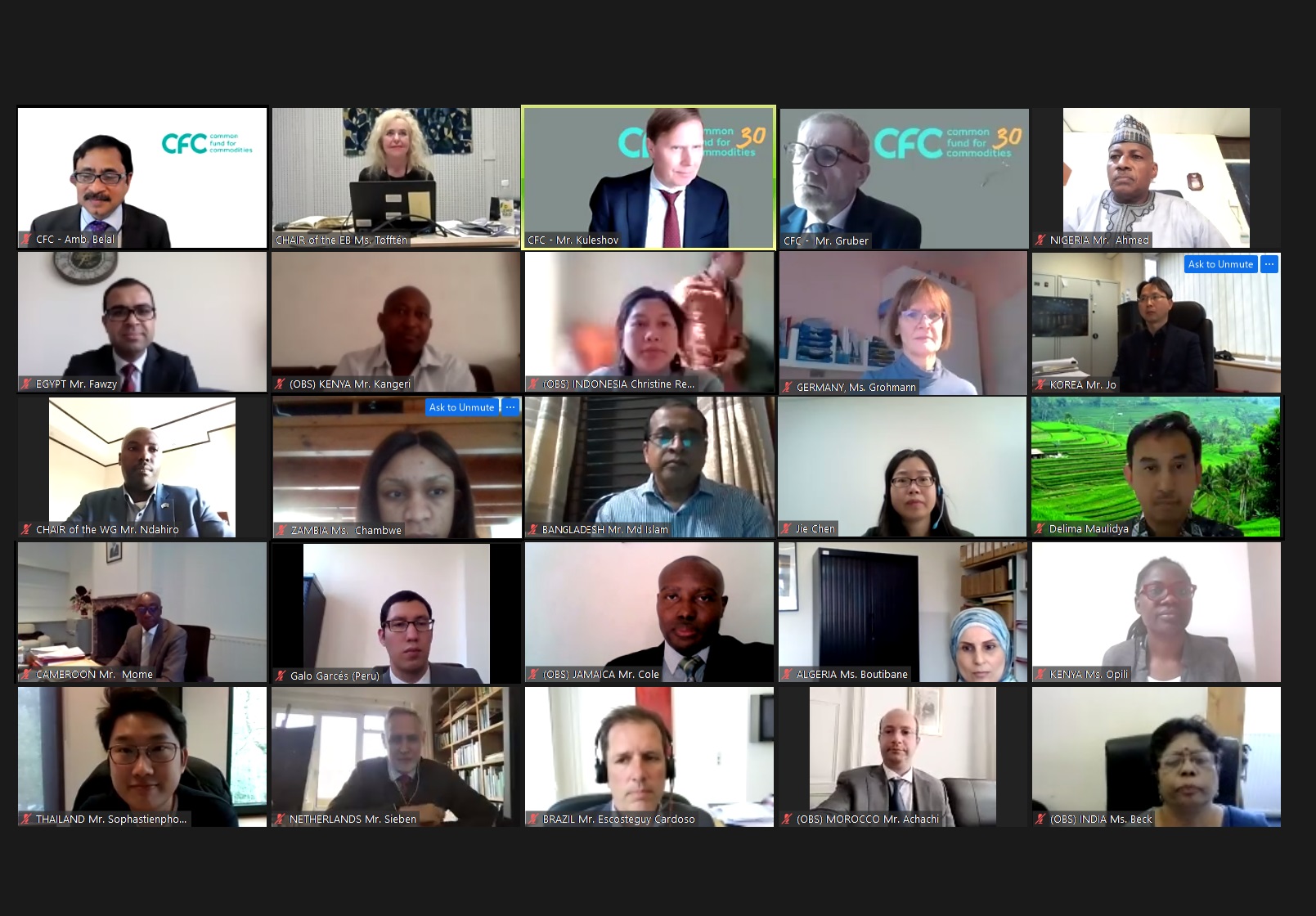 73rd Meeting of the Executive Board